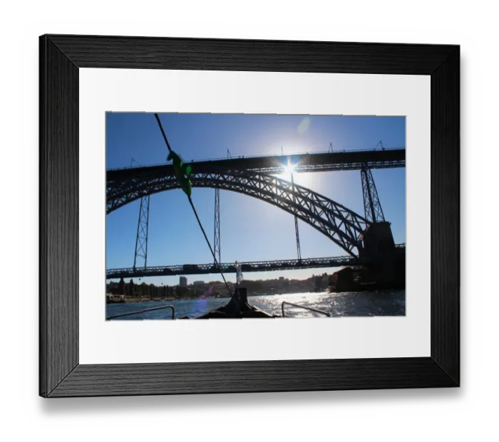 Framed Print : Dom LuAis I Bridge in Porto, Portugal