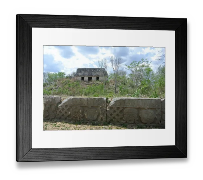 Framed Print : Skull and Crossbones, Uxmal Framed Print : Skull and Crossbones, Uxmal
