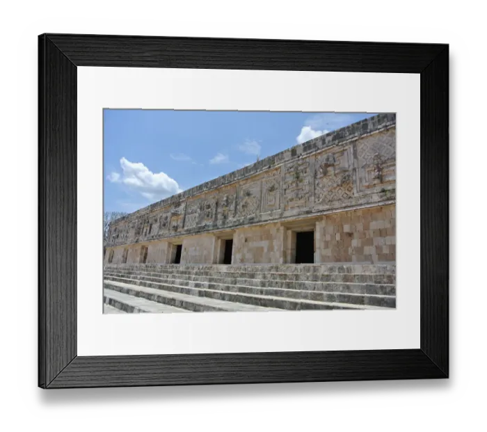 Framed Print : Nunnery Quadrangle, Uxmal Framed Print : Nunnery Quadrangle, Uxmal