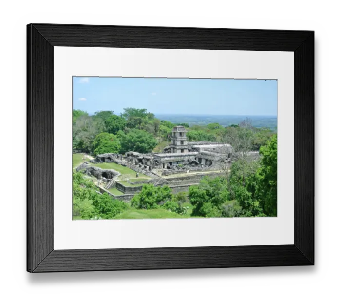 Framed Print : View of Palenque Framed Print : View of Palenque