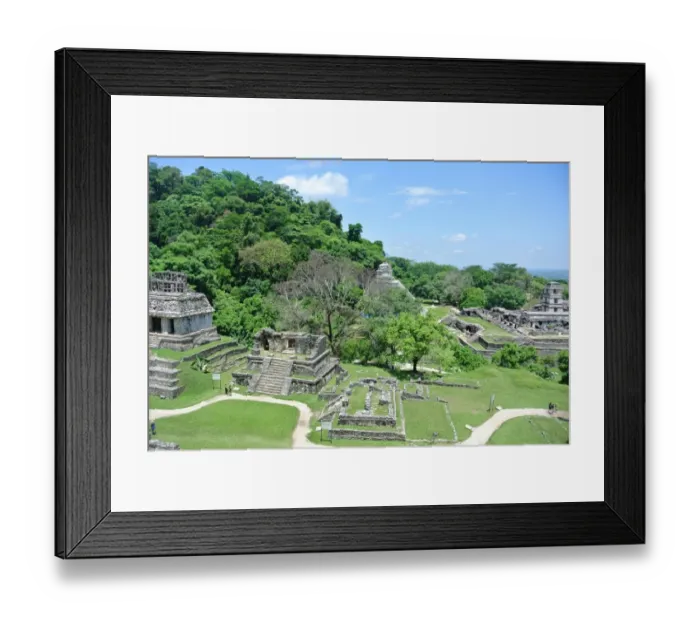 Framed Print : View of Palenque Framed Print : View of Palenque