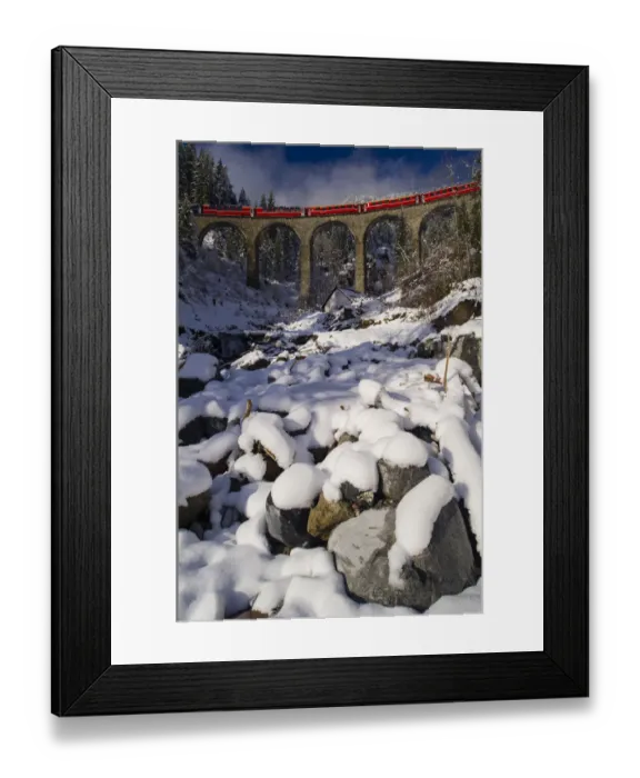 Framed Print : Pristine snow over the trees. Alps, Europe Framed Print : Pristine snow over the trees. Alps, Europe
