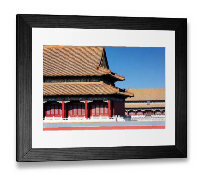 Framed Print : The Forbidden City under blue sky Framed Print : The Forbidden City under blue sky