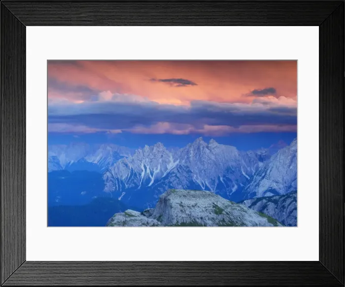 Framed Print : After the sunset in the Dolomites Framed Print : After the sunset in the Dolomites