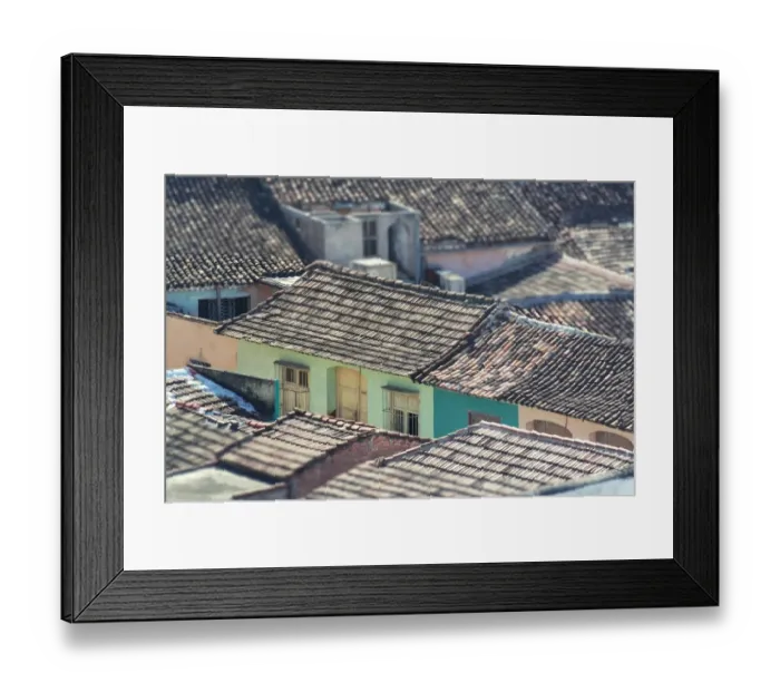 Framed Print : Rooftop view Framed Print : Rooftop view