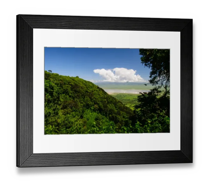 Framed Print : Ngorongoro Crater Framed Print : Ngorongoro Crater