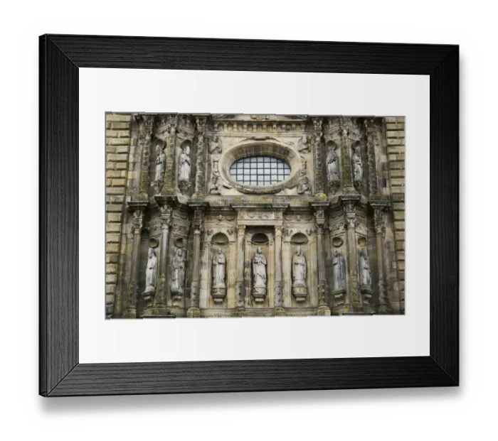 Framed Print : Santiago de Compostela cathedral facade Framed Print : Santiago de Compostela cathedral facade