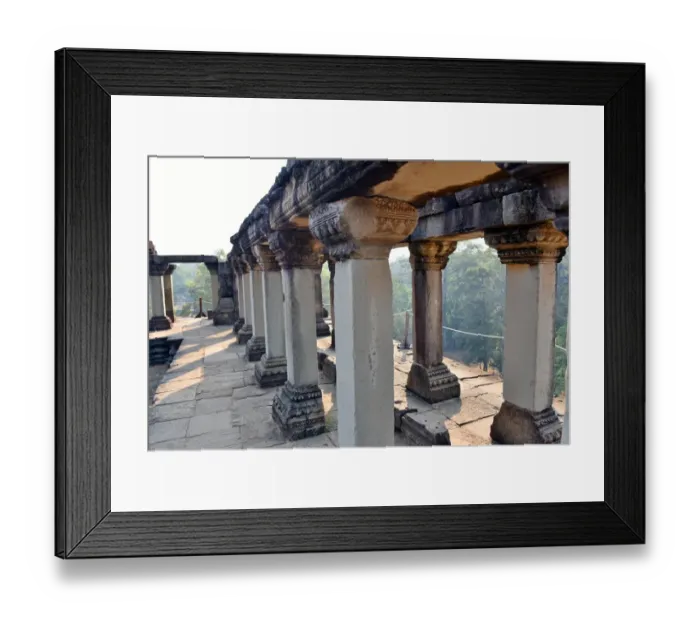 Framed Print : Column at Phimeanakas temple angkor Cambodia Framed Print : Column at Phimeanakas temple angkor Cambodia