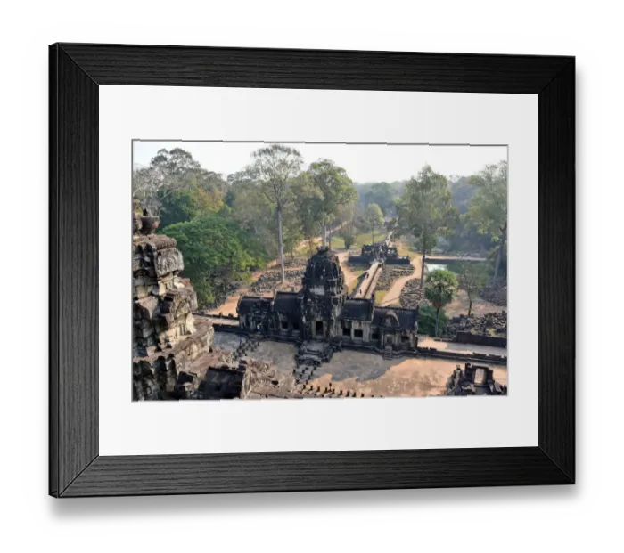 Framed Print : Phimeanakas temple walk at angkor Cambodia Framed Print : Phimeanakas temple walk at angkor Cambodia