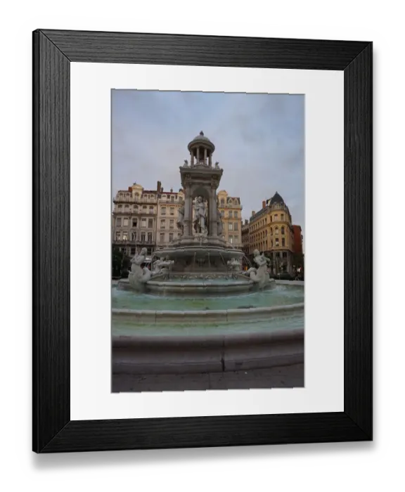 Framed Print : Fontaine des Jacobins, Close Up, Lyon, France Framed Print : Fontaine des Jacobins, Close Up, Lyon, France