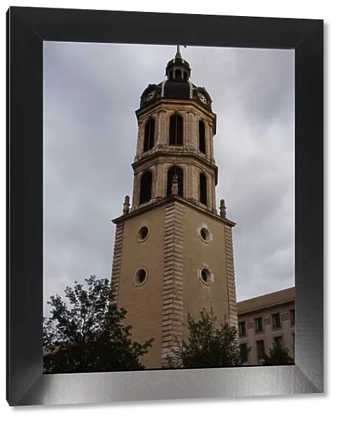 Clock Tower Chapelle de la CharitA, Place Bellecour, Lyon, France