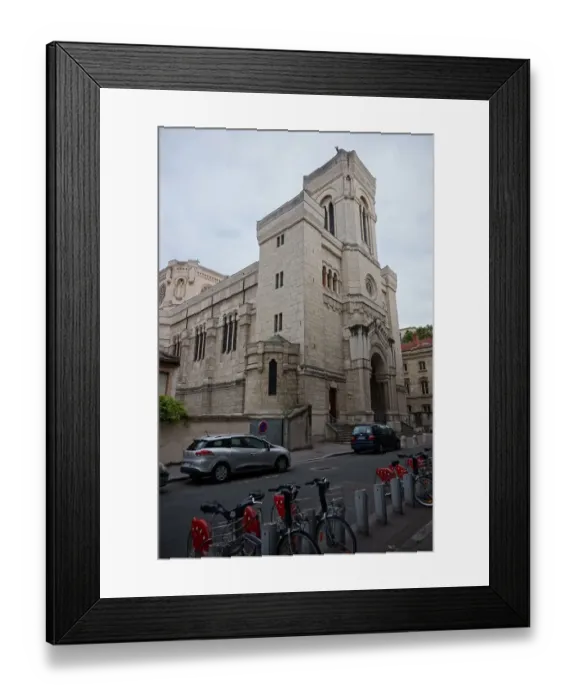Framed Print : eglise de l ImmaculA e-Conception Church, Lyon, France Framed Print : eglise de l ImmaculA e-Conception Church, Lyon, France