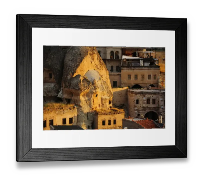 Framed Print : Goreme town in early morning, Cappadocia, Turkey Framed Print : Goreme town in early morning, Cappadocia, Turkey