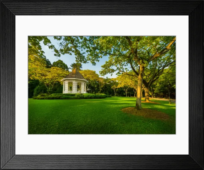 Framed Print : The Gazebo Framed Print : The Gazebo