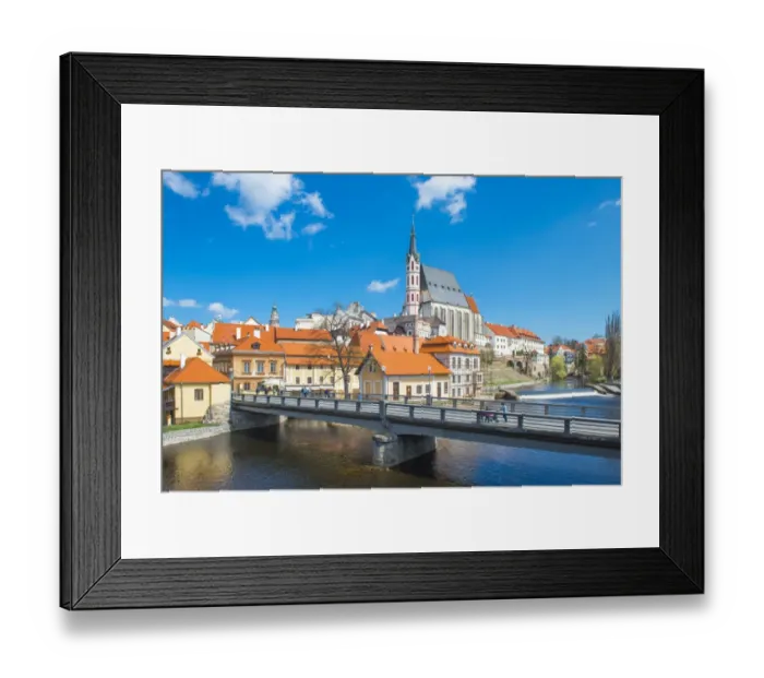 Framed Print : View of Cesky Krumlov Czech Republic Framed Print : View of Cesky Krumlov Czech Republic