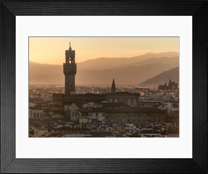 Framed Print : Piaza della Signora