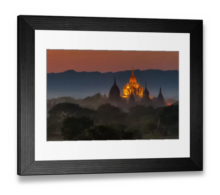 Framed Print : Sulamani Temple in Bagan