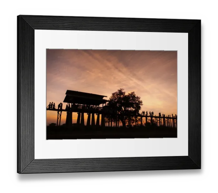 Framed Print : U Bein Bridge Framed Print : U Bein Bridge