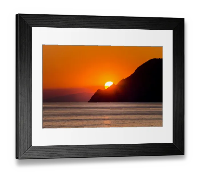 Framed Print : The beautiful sunset in Cinque Terre, Liguria. Italy Framed Print : The beautiful sunset in Cinque Terre, Liguria. Italy