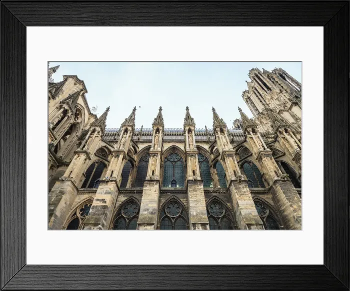 Framed Print : Notre-Dame de Reims, Reims Cathedral Framed Print : Notre-Dame de Reims, Reims Cathedral