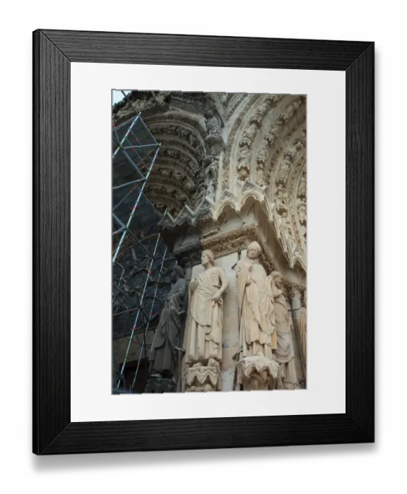 Framed Print : The maintenance of the Church in Notre-Dame de Reims, Reims Cathedral Framed Print : The maintenance of the Church in Notre-Dame de Reims, Reims Cathedral
