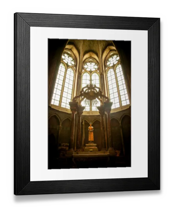 Framed Print : Interior of Notre-Dame de Reims, Reims Cathedral Framed Print : Interior of Notre-Dame de Reims, Reims Cathedral