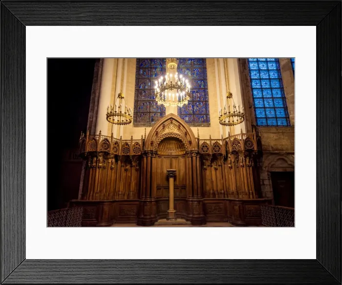 Framed Print : Interior view of Chartres Cathedral Framed Print : Interior view of Chartres Cathedral
