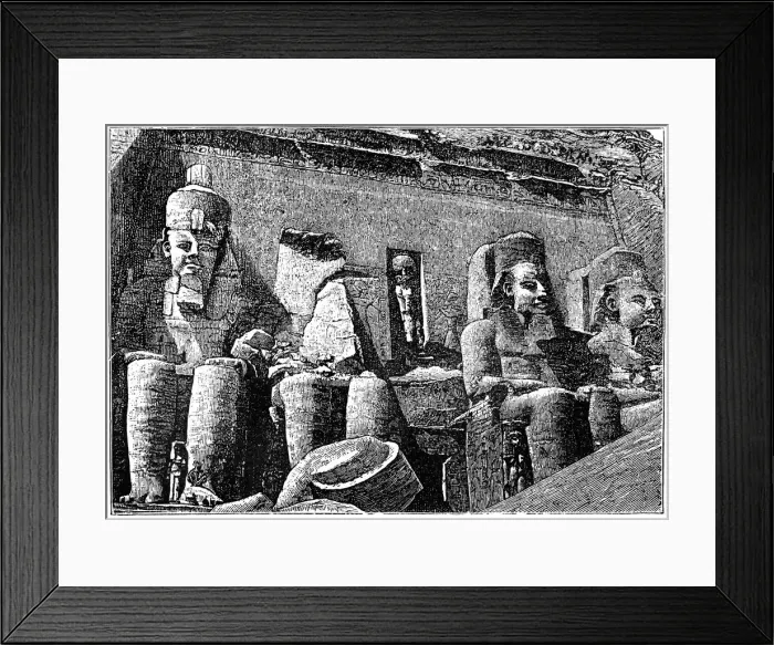 Framed Print : Sun Temple of Abu Simbel Framed Print : Sun Temple of Abu Simbel