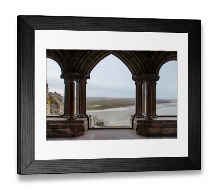 Framed Print : Interior of abbatial church Mont Saint-Michel, Normandy, France Framed Print : Interior of abbatial church Mont Saint-Michel, Normandy, France