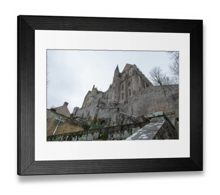 Framed Print : Interior of Mont Saint-Michel, Normandy, France Framed Print : Interior of Mont Saint-Michel, Normandy, France