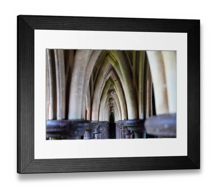 Framed Print : Interior of abbatial church Mont Saint-Michel, Normandy, France Framed Print : Interior of abbatial church Mont Saint-Michel, Normandy, France