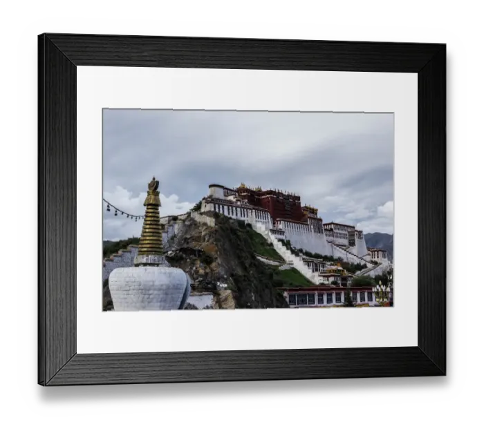 Framed Print : The Potala Palace, Lhasa, Tibet, China Framed Print : The Potala Palace, Lhasa, Tibet, China
