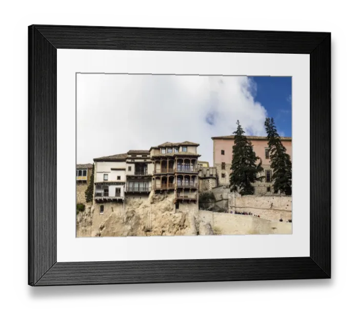 Framed Print : Hanging houses, Cuenca, Castilla La Mancha, Spain Framed Print : Hanging houses, Cuenca, Castilla La Mancha, Spain