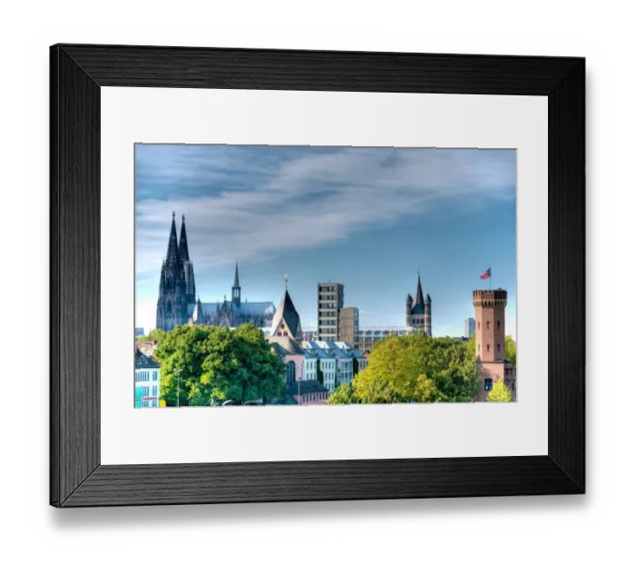 Framed Print : Panoramic view of the city of Cologne Framed Print : Panoramic view of the city of Cologne