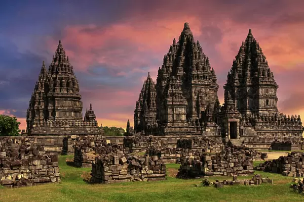 Prambanan Temple (Candi Rara Jonggrang), Northeast of Yogyakarta, Central Java, Indonesia