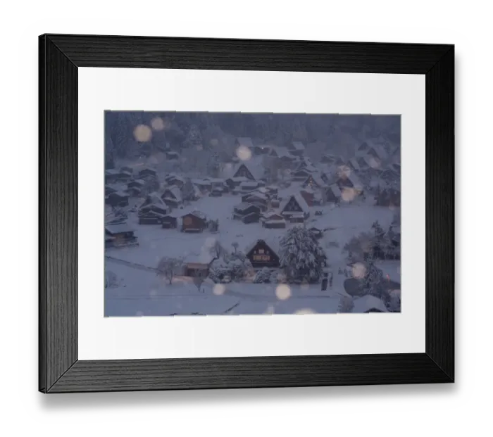 Framed Print : World Heritage, Light up of Shirakawago, Historic Villages of Shirakawa-go and Gokayama Framed Print : World Heritage, Light up of Shirakawago, Historic Villages of Shirakawa-go and Gokayama