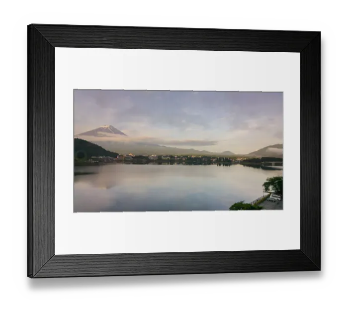 Framed Print : Fuji Mountain before dawn, Kawaguchiko, Japan Framed Print : Fuji Mountain before dawn, Kawaguchiko, Japan