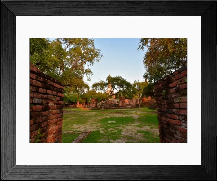 Framed Print : Wat Phra Si Samphet temple Ayutthaya Thailand Framed Print : Wat Phra Si Samphet temple Ayutthaya Thailand