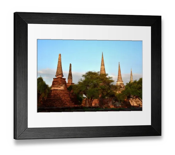 Framed Print : Wat Phra Si Samphet temple Ayutthaya Thailand Framed Print : Wat Phra Si Samphet temple Ayutthaya Thailand