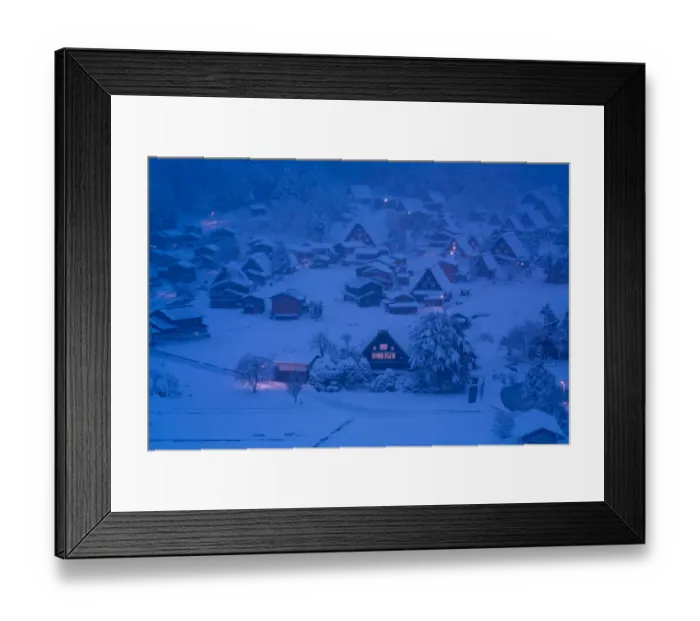 Framed Print : World Heritage, Light up of Shirakawago, Historic Villages of Shirakawa-go and Gokayama Framed Print : World Heritage, Light up of Shirakawago, Historic Villages of Shirakawa-go and Gokayama