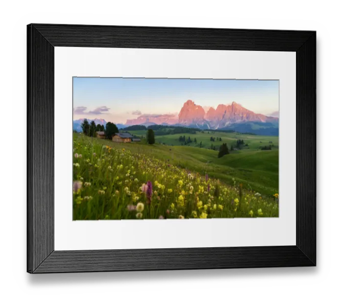 Framed Print : Alpe Di Siusi (Seiser Alm), Dolomites, Italy Framed Print : Alpe Di Siusi (Seiser Alm), Dolomites, Italy
