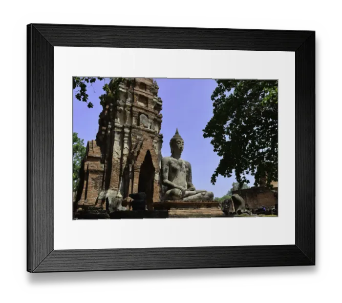 Framed Print : Buddha, Ayutthaya, Thailand Framed Print : Buddha, Ayutthaya, Thailand