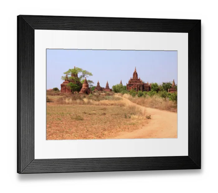 Framed Print : Temple of Bagan - Myanmar Framed Print : Temple of Bagan - Myanmar