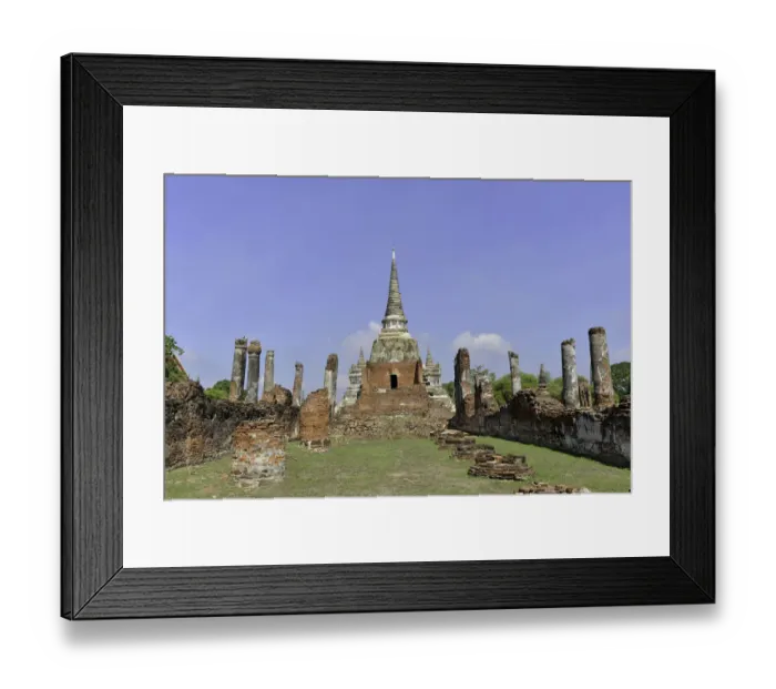 Framed Print : Ayutthaya Historical Park Framed Print : Ayutthaya Historical Park