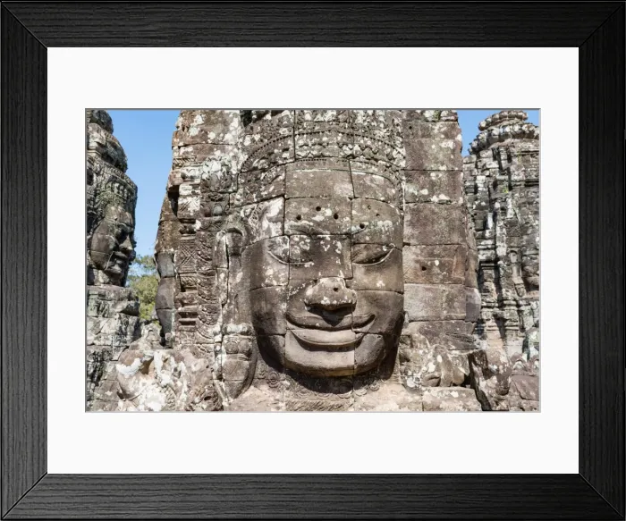 Framed Print : Bayon temple, Angkor Thom, Siem Reap, Cambodia Framed Print : Bayon temple, Angkor Thom, Siem Reap, Cambodia
