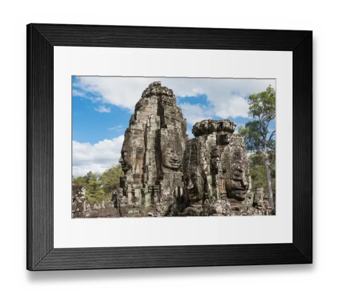 Framed Print : Bayon temple, Angkor Thom, Siem Reap, Cambodia Framed Print : Bayon temple, Angkor Thom, Siem Reap, Cambodia