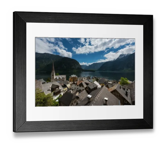 Framed Print : Hallstatt, Austria Framed Print : Hallstatt, Austria