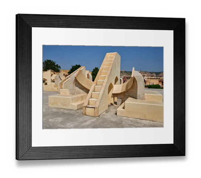 Framed Print : Sundials of Jaipur, India Framed Print : Sundials of Jaipur, India