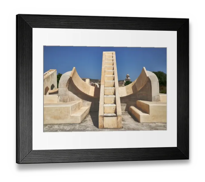Framed Print : Sundials of Jaipur, India Framed Print : Sundials of Jaipur, India