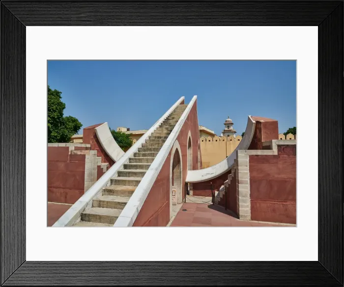 Framed Print : Sundials of Jaipur, India Framed Print : Sundials of Jaipur, India